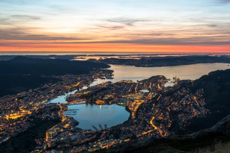 Reis Rasmus Zuid Zweden Zuid Noorwegen Sunset Bergen Tomasz Furmanek Visitnorway Com