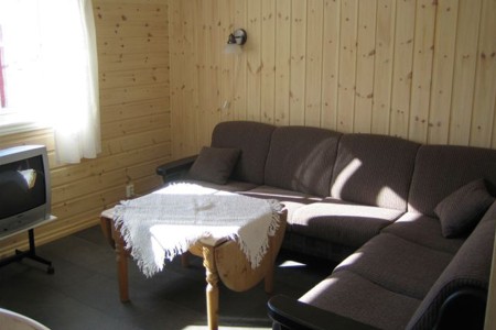 Seim Camping Hytte Nr 5 Hytto Woonkamer