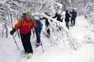 Sneeuwschoenwandelen