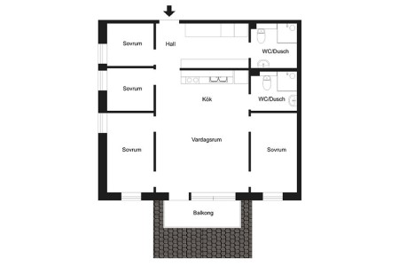 Stoten Ski Lodge Soltorget Plattegrond Cape