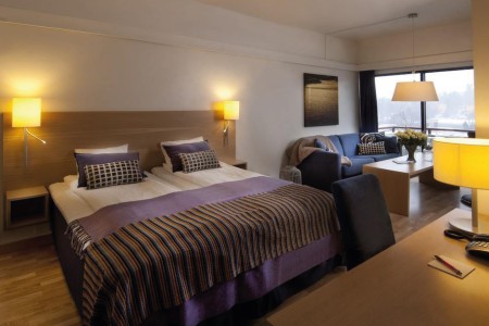 Thon Hotel Kristiansand Tweepersoons Bed Cape