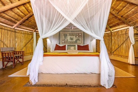 Umlani Timbavati Double Huts Slaapkamer