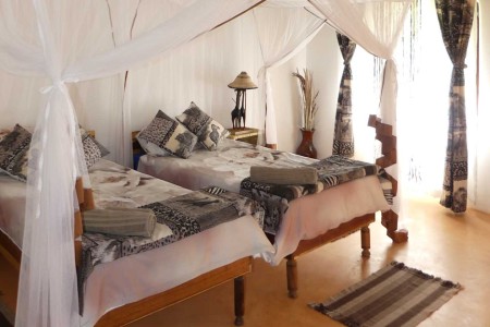 Wild Dogs Lusaka Twin Bed Slaapkamer