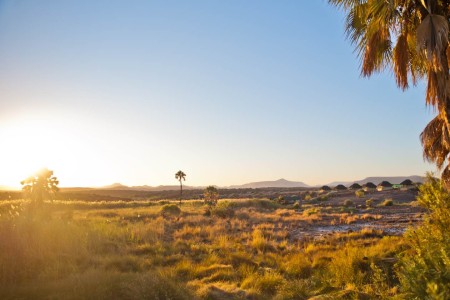 Zonsondergang Uitzicht Palmwag Lodge